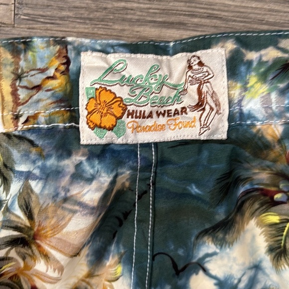 Lucky Beach | Vintage Tropical Hawaiian Hula Wear Paradise Pants Size Small - Picture 14 of 14
